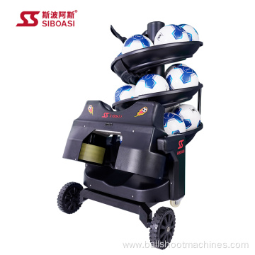 Football soccer playing robots shooting machine for coaching